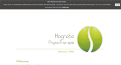 Desktop Screenshot of hogrebe-physiotherapie.net